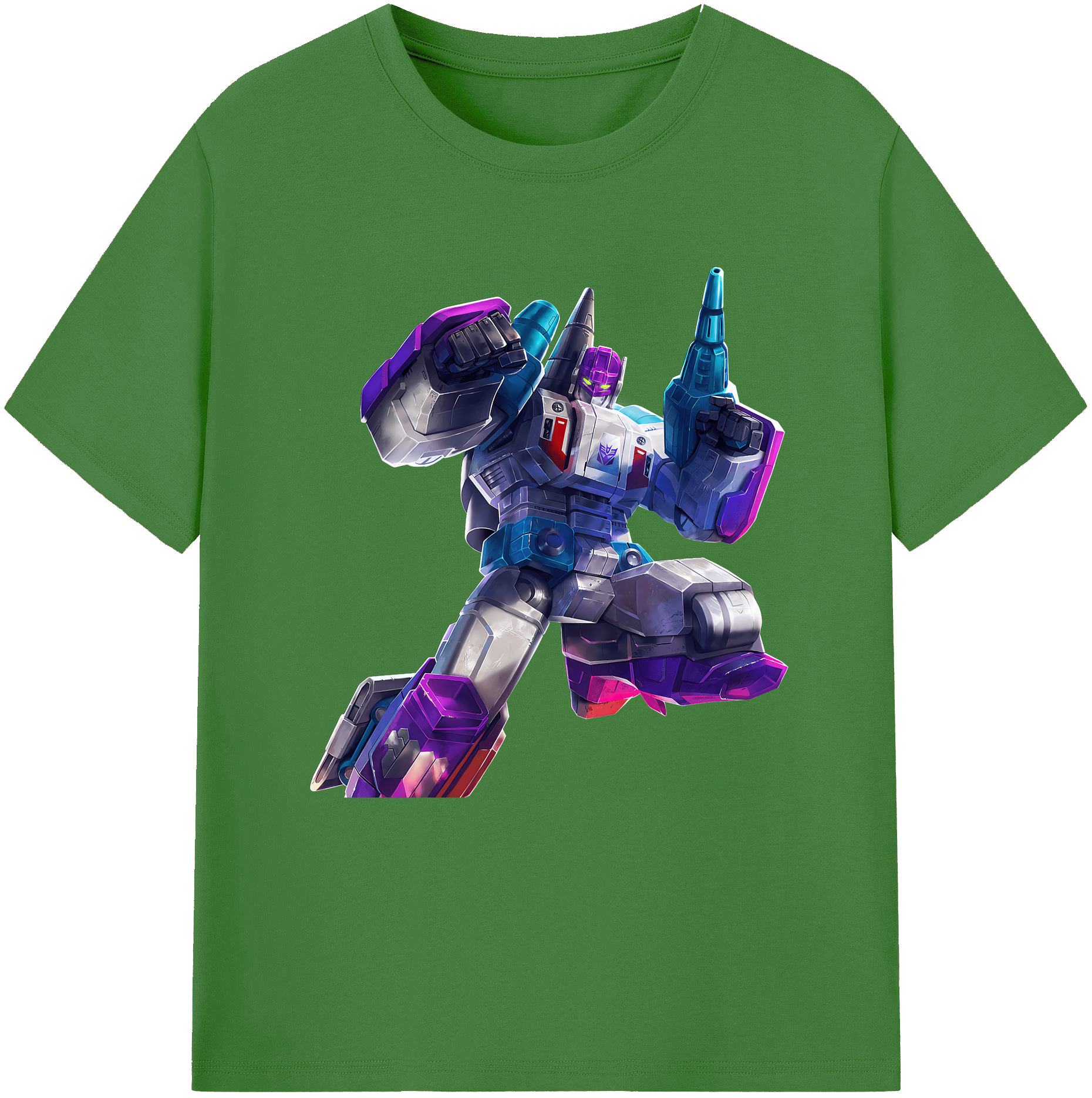 （画像用） Transformers トランスフォーマー レディースカジュアルプリントTシャツ（綿100％）